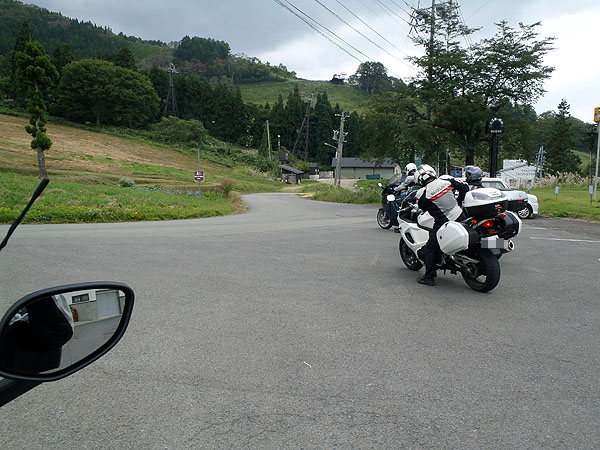 野沢温泉を出発